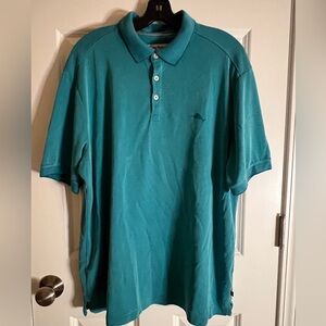 Tommy Bahama Turquoise Polo Shirt